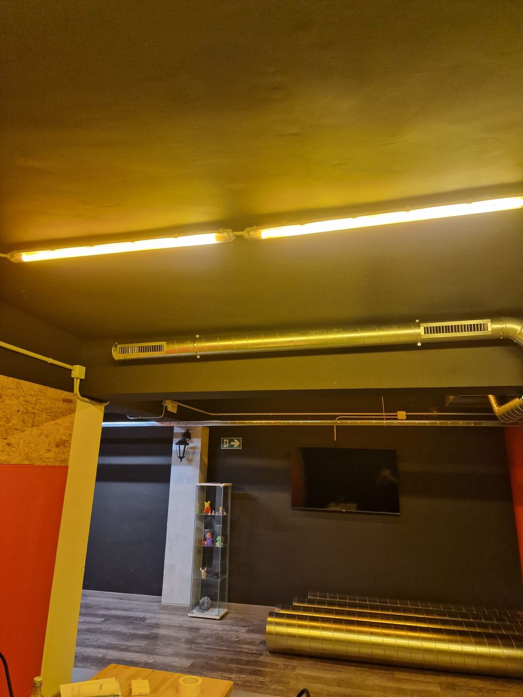 Vista del proceso de montaje